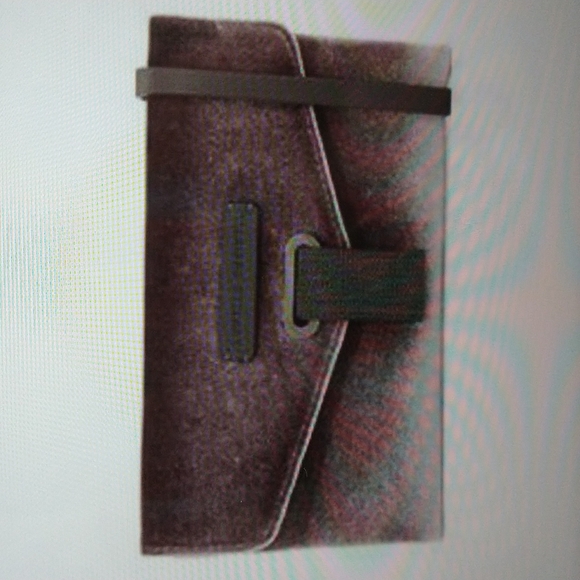 BRUNELLO CUCUNELLI Monili Grey Velvet Crossbody bag - Picture 6 of 8